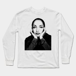 Sade - Vintage Retro Style Long Sleeve T-Shirt